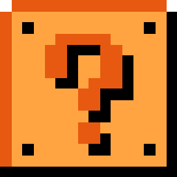 Retro Block Question Icon, Retro Block Question,Super Mario 1,Game