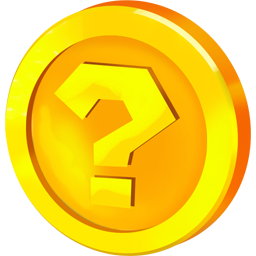Question Coin Icon, Question Coin,Super Mario,Game,
