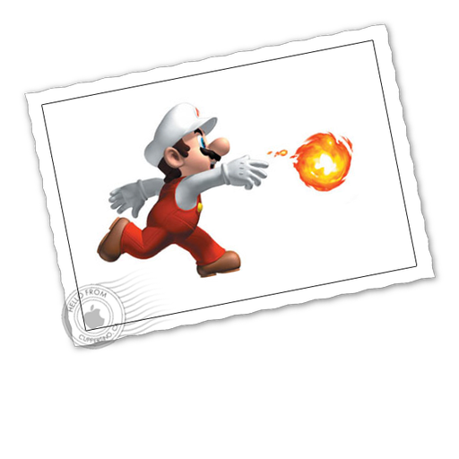 Fire Mario Icon, Fire Mario,SuperMario Mail icons,Game,http://yam32.deviantart.com/art/SuperMario-Mail-icons-77262405