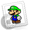 paperluigi Icon, paperluigi,SuperMario Mail icons,Game,http://yam32.deviantart.com/art/SuperMario-Mail-icons-77262405