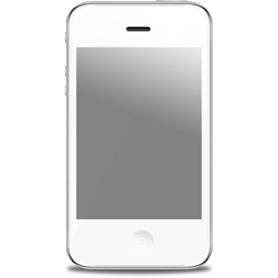 iPhone front white Icon, iPhone front white,Apple Product,Hardware
