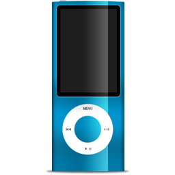 iPod nano blue Icon, iPod nano blue,Apple Product,Hardware