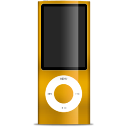 iPod nano orange Icon, iPod nano orange,Apple Product,Hardware