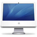 IMac blue Icon, IMac blue,Chums,Hardware