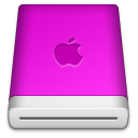 Pink Apple Icon, Pink Apple,HardDrives,Hardware,http://HitechLoon.deviantart.com/art/HardDrives-48648221