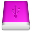 Pink USB Icon, Pink USB,HardDrives,Hardware,http://HitechLoon.deviantart.com/art/HardDrives-48648221