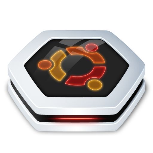 Drive Ubuntu Icon, Drive Ubuntu,Senary Drive,Hardware