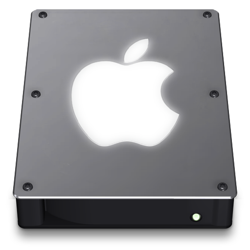 Apple White Icon, Apple White,Steel Drives,Hardware,http://igabapple.deviantart.com/art/Steel-Drives-93531678