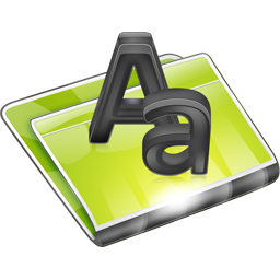 Font Folder Icon, Font Folder,Summer Collection,Hardware,