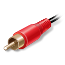RCA Connector Plug Icon, RCA Connector Plug,Vista Hardware Devices 1,Hardware
