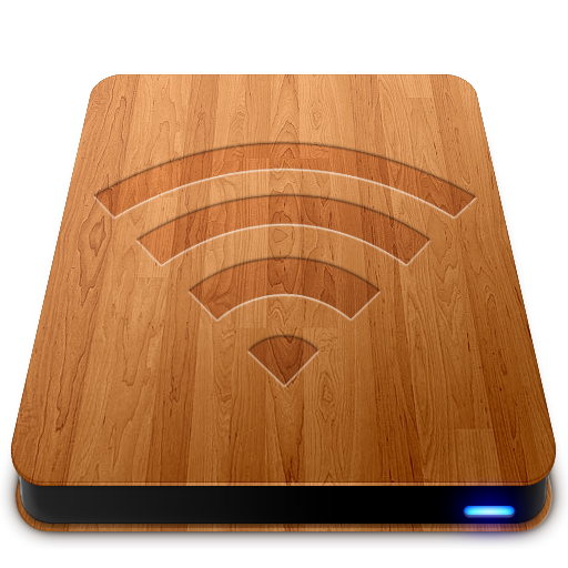 Wooden Slick Drives   Airport Icon, Wooden Slick Drives   Airport,Wooden Slick Drives,Hardware,http://Thvg.deviantart.com/art/Wooden-Slick-Drives-96893103