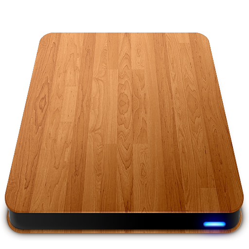 Wooden Slick Drives   External Icon, Wooden Slick Drives   External,Wooden Slick Drives,Hardware,http://Thvg.deviantart.com/art/Wooden-Slick-Drives-96893103