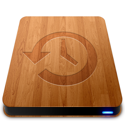 Wooden Slick Drives   Time Machine Icon, Wooden Slick Drives   Time Machine,Wooden Slick Drives,Hardware,http://Thvg.deviantart.com/art/Wooden-Slick-Drives-96893103