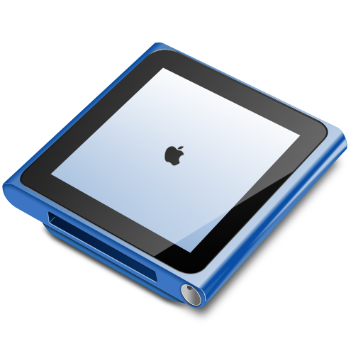 iPod nano blue Icon, iPod nano blue,iPod Nano 2,Hardware