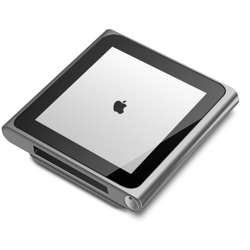 iPod nano silver Icon, iPod nano silver,iPod Nano 2,Hardware