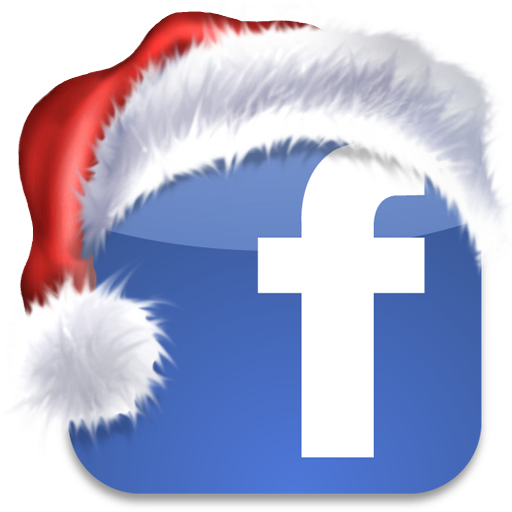 Facebook 512x512 Icon, Facebook 512x512,Christmas Social Bookmark,Holiday,