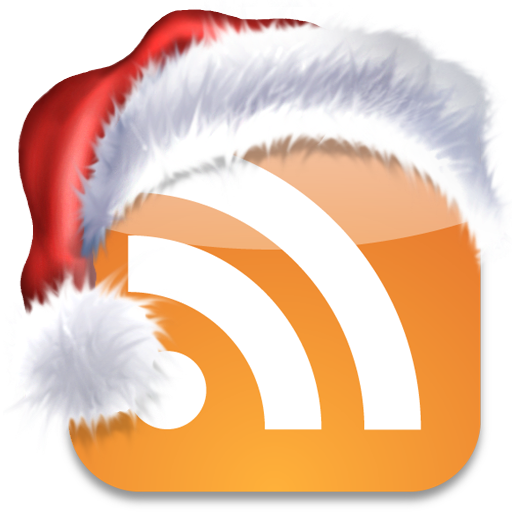 Feeds 512x512 Icon, Feeds 512x512,Christmas Social Bookmark,Holiday,