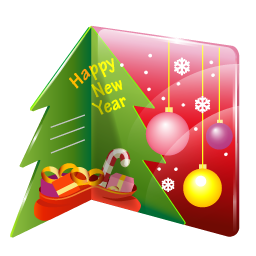 christmas card Icon, christmas card,Plastic New Year,Holiday