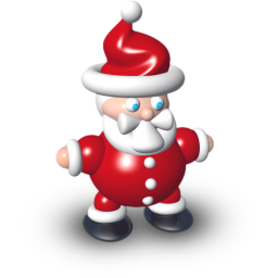 Santa Icon, Santa,Xmas Dock,Holiday