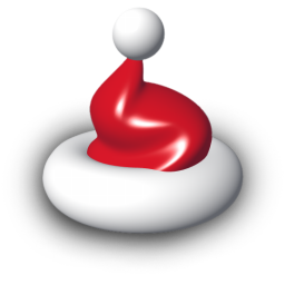Santas Hat Icon, Santas Hat,Xmas Dock,Holiday