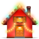 home Icon, home,Xmas New Year 2011,Holiday