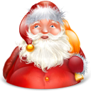 santa Icon, santa,Xmas New Year 2011,Holiday