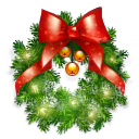 wreath Icon, wreath,Xmas New Year 2011,Holiday