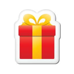 Xmas sticker gift Icon, Xmas sticker gift,Xmas Stickers,Holiday