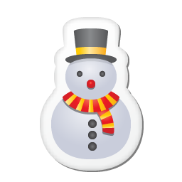 Xmas sticker snowman Icon, Xmas sticker snowman,Xmas Stickers,Holiday