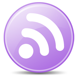 Feeds Lilac 256x256 Icon, Feeds Lilac 256x256,Circle Feeds,Internet & Web,