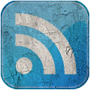 Feed blue grunge Icon, Feed blue grunge,Feeds Grunge,Internet & Web,