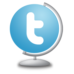 twitter Icon, twitter,Globe Social,Internet & Web