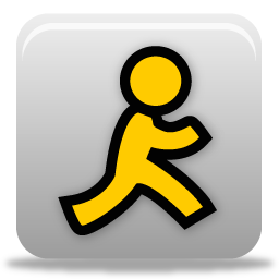 aol Icon, aol,Pretty Social Media,Internet & Web