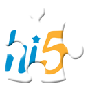 Hi 5 Icon, Hi 5,Puzzle Social Network,Internet & Web