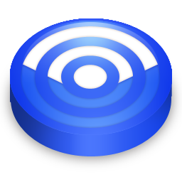 Rss blue circle Icon, Rss blue circle,Rss Feeds Rounded,Internet & Web,