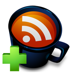 Coffee Cup RSS Feed Add Icon, Coffee Cup RSS Feed Add,Smashing RSS Feeds,Internet & Web,