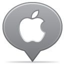 social balloon apple Icon, social balloon apple,Social Balloons,Internet & Web