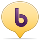 social balloon b Icon, social balloon b,Social Balloons,Internet & Web