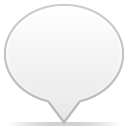 social balloon color white Icon, social balloon color white,Social Balloons,Internet & Web