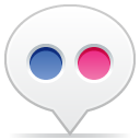 social balloon flickr Icon, social balloon flickr,Social Balloons,Internet & Web