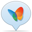 social balloon msn Icon, social balloon msn,Social Balloons,Internet & Web