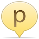social balloon p Icon, social balloon p,Social Balloons,Internet & Web