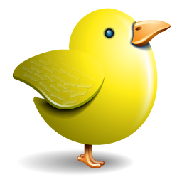 twitter bird yellow Icon, twitter bird yellow,Vector Twitter,Internet & Web