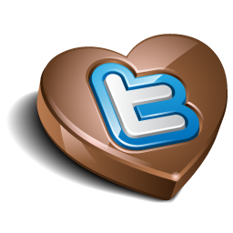 twitter chocolate dark Icon, twitter chocolate dark,Vector Twitter,Internet & Web