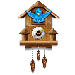 twitter cuckoo clock Icon, twitter cuckoo clock,Vector Twitter,Internet & Web