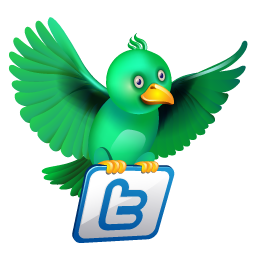 twitter flying green Icon, twitter flying green,Vector Twitter,Internet & Web