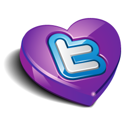 twitter heart purple Icon, twitter heart purple,Vector Twitter,Internet & Web