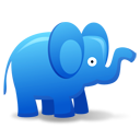 Elephant 128x128 Icon, Elephant 128x128,Cloth Dolls Icons,Kids,
