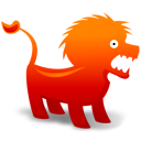 Lion 128x128 Icon, Lion 128x128,Cloth Dolls Icons,Kids,