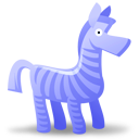 Zebra 128x128 Icon, Zebra 128x128,Cloth Dolls Icons,Kids,